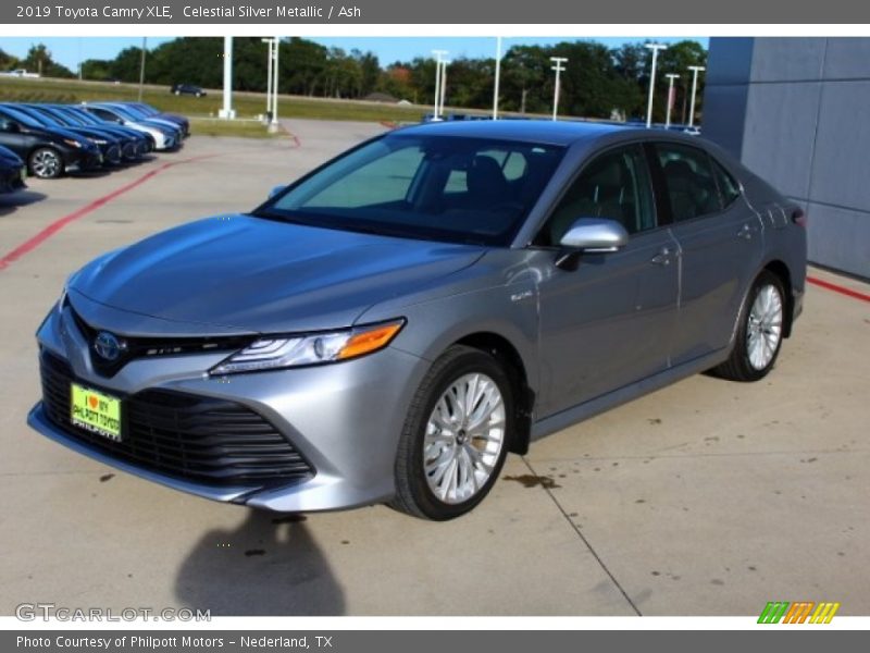 Celestial Silver Metallic / Ash 2019 Toyota Camry XLE