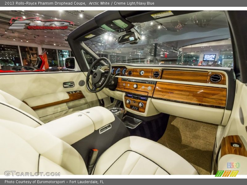 Arctic White / Creme Light/Navy Blue 2013 Rolls-Royce Phantom Drophead Coupe