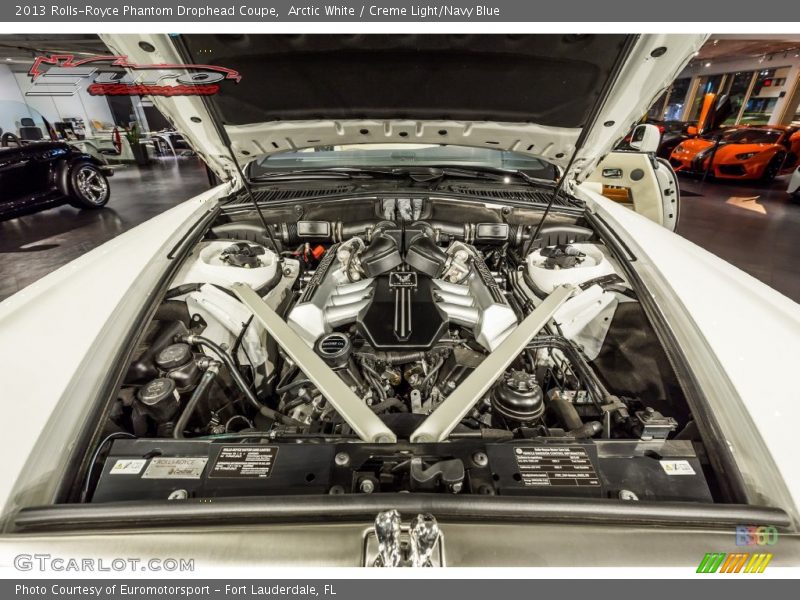 Arctic White / Creme Light/Navy Blue 2013 Rolls-Royce Phantom Drophead Coupe