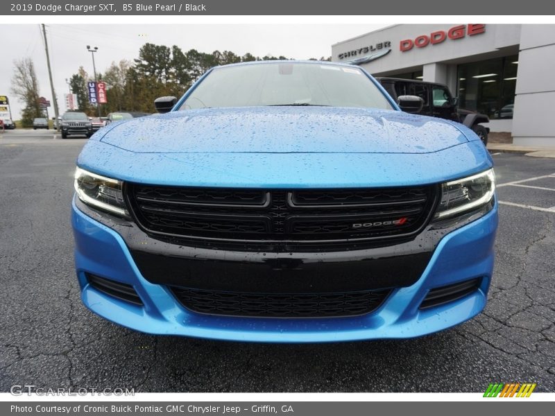 B5 Blue Pearl / Black 2019 Dodge Charger SXT