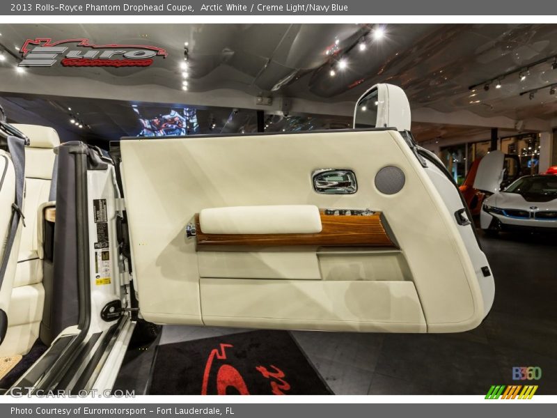 Arctic White / Creme Light/Navy Blue 2013 Rolls-Royce Phantom Drophead Coupe