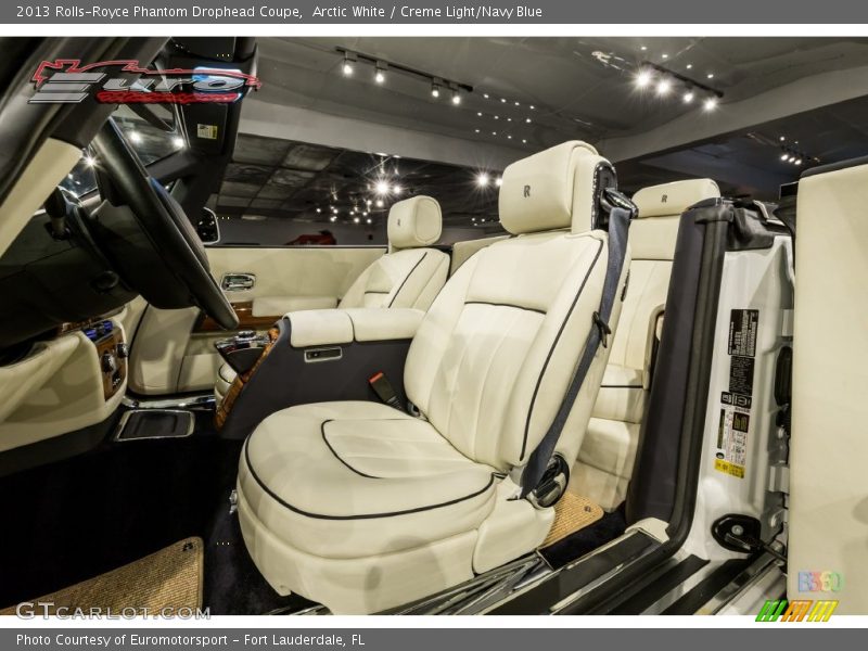 Arctic White / Creme Light/Navy Blue 2013 Rolls-Royce Phantom Drophead Coupe