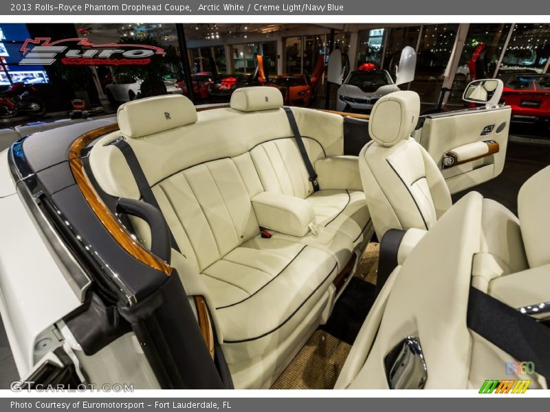 Arctic White / Creme Light/Navy Blue 2013 Rolls-Royce Phantom Drophead Coupe
