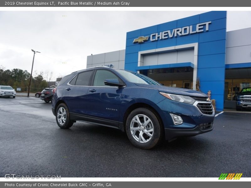 Pacific Blue Metallic / Medium Ash Gray 2019 Chevrolet Equinox LT