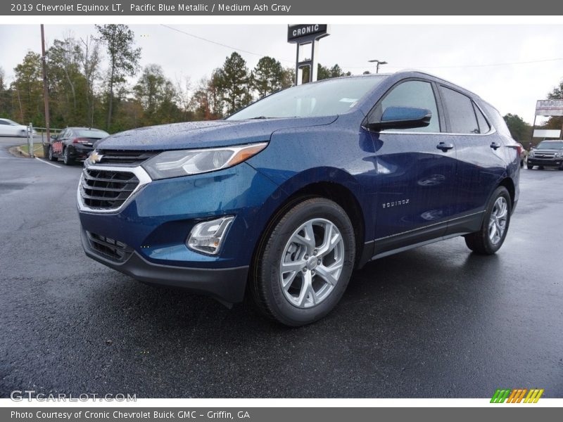 Pacific Blue Metallic / Medium Ash Gray 2019 Chevrolet Equinox LT