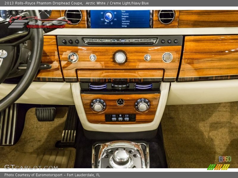 Arctic White / Creme Light/Navy Blue 2013 Rolls-Royce Phantom Drophead Coupe