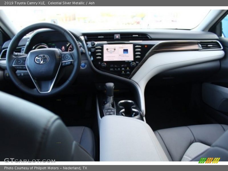 Dashboard of 2019 Camry XLE