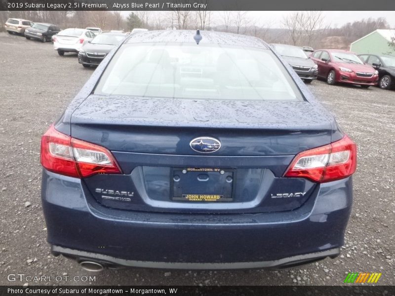 Abyss Blue Pearl / Titanium Gray 2019 Subaru Legacy 2.5i Premium