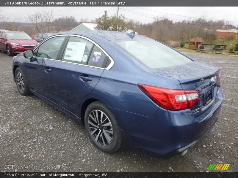 Abyss Blue Pearl / Titanium Gray 2019 Subaru Legacy 2.5i Premium