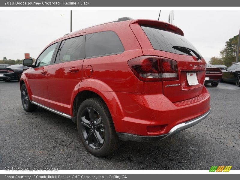 Redline / Black 2018 Dodge Journey Crossroad