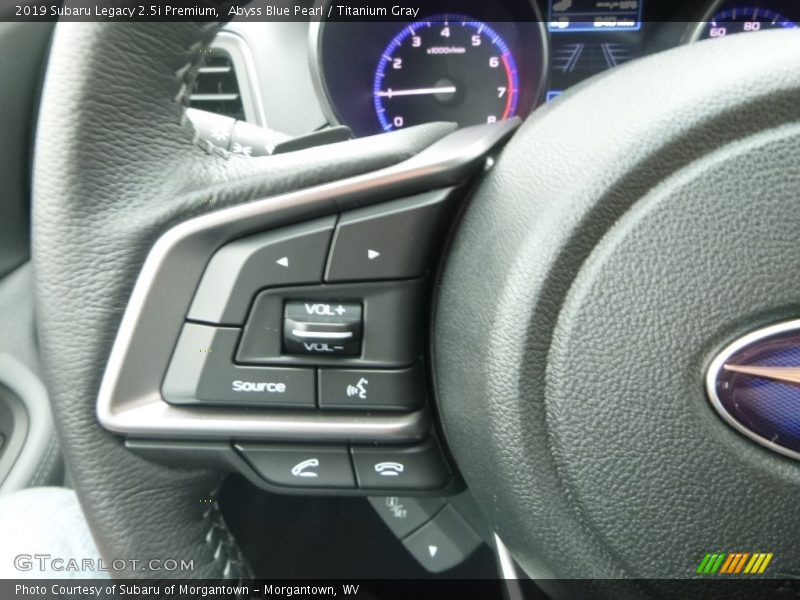 Abyss Blue Pearl / Titanium Gray 2019 Subaru Legacy 2.5i Premium