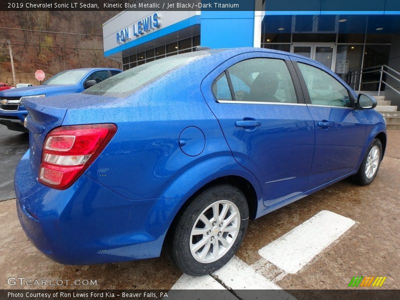 Kinetic Blue Metallic / Jet Black/­Dark Titanium 2019 Chevrolet Sonic LT Sedan