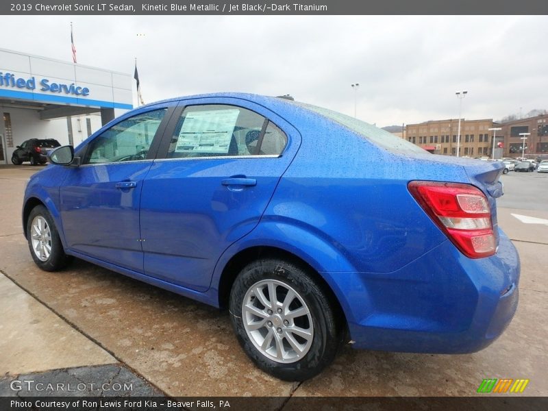 Kinetic Blue Metallic / Jet Black/­Dark Titanium 2019 Chevrolet Sonic LT Sedan