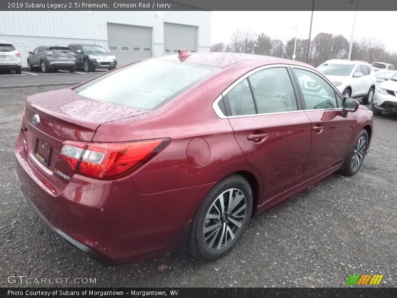 Crimson Red / Ivory 2019 Subaru Legacy 2.5i Premium