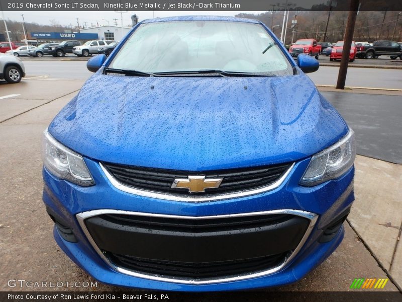Kinetic Blue Metallic / Jet Black/­Dark Titanium 2019 Chevrolet Sonic LT Sedan