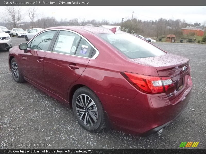 Crimson Red / Ivory 2019 Subaru Legacy 2.5i Premium