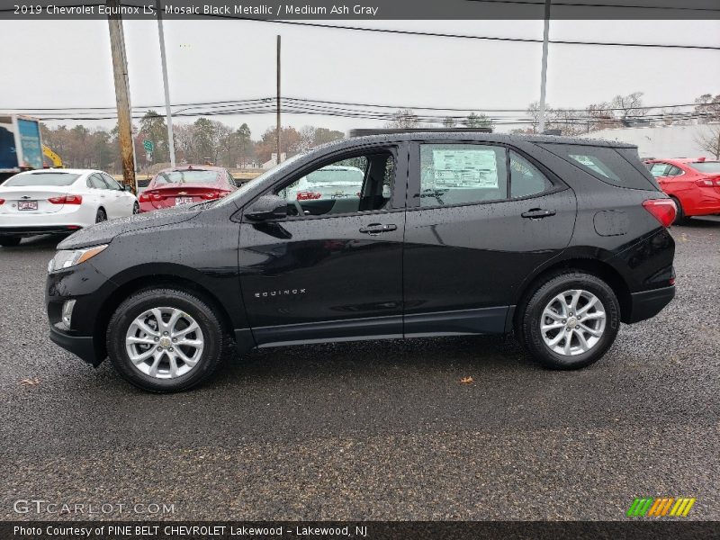 Mosaic Black Metallic / Medium Ash Gray 2019 Chevrolet Equinox LS