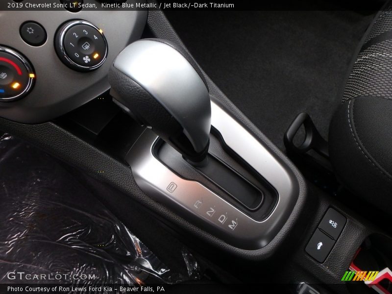  2019 Sonic LT Sedan 6 Speed Automatic Shifter