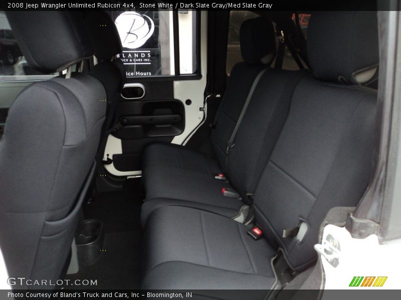 Stone White / Dark Slate Gray/Med Slate Gray 2008 Jeep Wrangler Unlimited Rubicon 4x4
