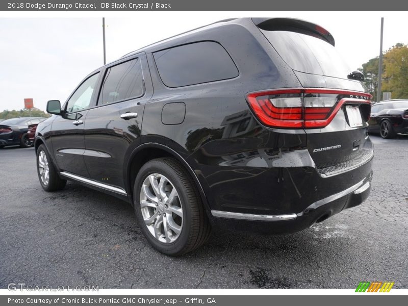 DB Black Crystal / Black 2018 Dodge Durango Citadel