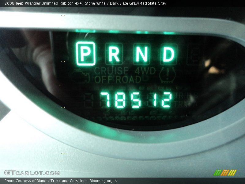 Stone White / Dark Slate Gray/Med Slate Gray 2008 Jeep Wrangler Unlimited Rubicon 4x4