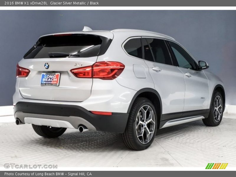 Glacier Silver Metallic / Black 2016 BMW X1 xDrive28i