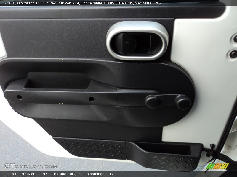 Stone White / Dark Slate Gray/Med Slate Gray 2008 Jeep Wrangler Unlimited Rubicon 4x4
