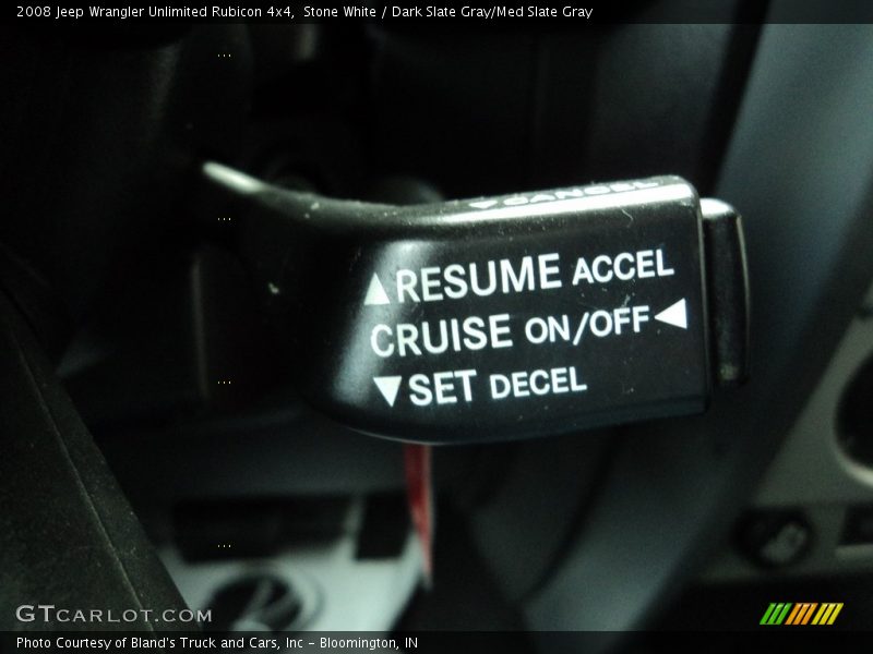 Stone White / Dark Slate Gray/Med Slate Gray 2008 Jeep Wrangler Unlimited Rubicon 4x4
