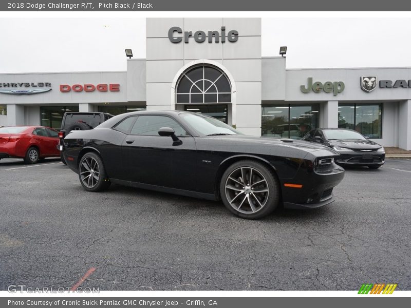 Pitch Black / Black 2018 Dodge Challenger R/T