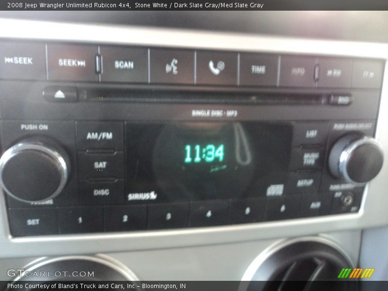 Stone White / Dark Slate Gray/Med Slate Gray 2008 Jeep Wrangler Unlimited Rubicon 4x4