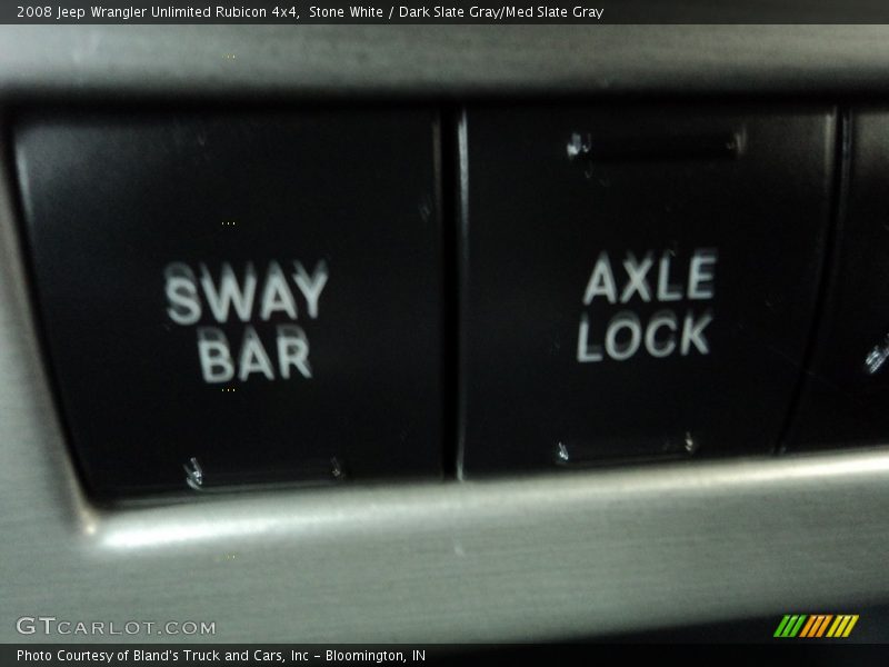 Stone White / Dark Slate Gray/Med Slate Gray 2008 Jeep Wrangler Unlimited Rubicon 4x4