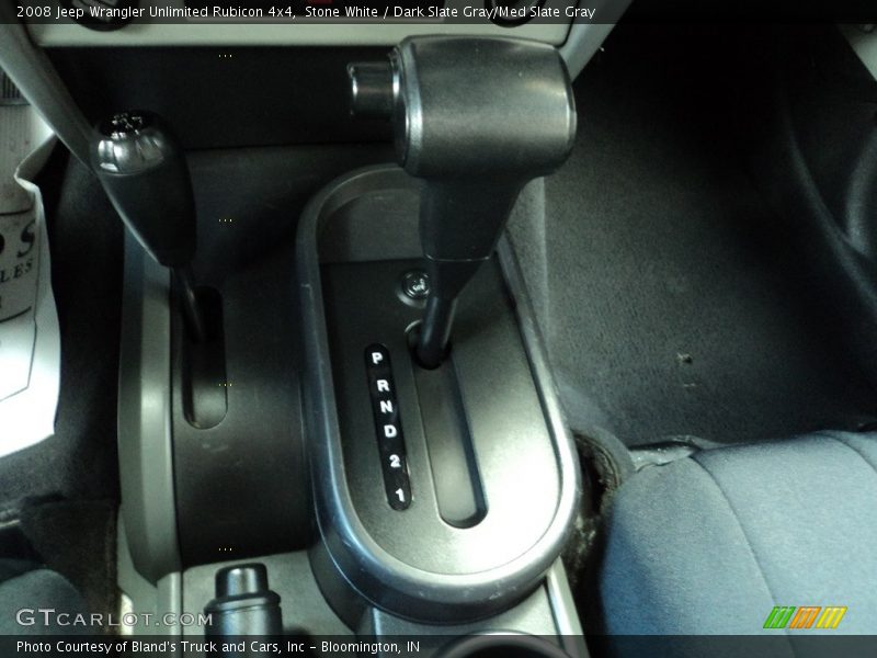 Stone White / Dark Slate Gray/Med Slate Gray 2008 Jeep Wrangler Unlimited Rubicon 4x4