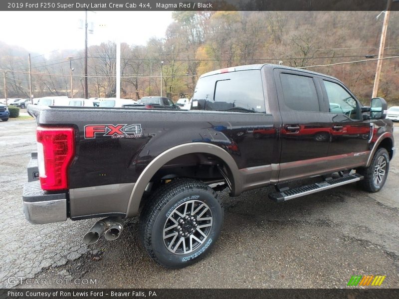 Magma Red / Black 2019 Ford F250 Super Duty Lariat Crew Cab 4x4