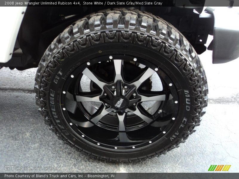Stone White / Dark Slate Gray/Med Slate Gray 2008 Jeep Wrangler Unlimited Rubicon 4x4