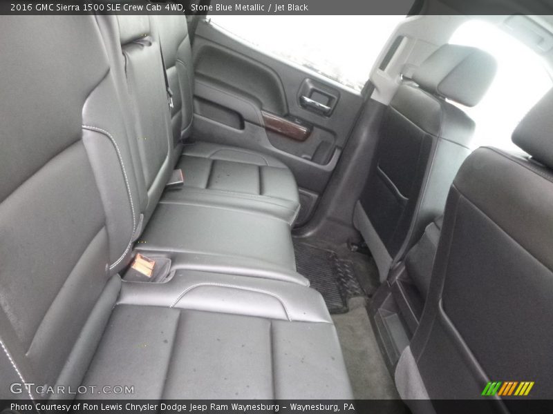 Stone Blue Metallic / Jet Black 2016 GMC Sierra 1500 SLE Crew Cab 4WD