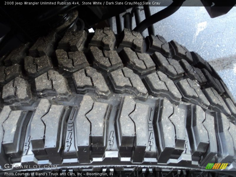 Stone White / Dark Slate Gray/Med Slate Gray 2008 Jeep Wrangler Unlimited Rubicon 4x4