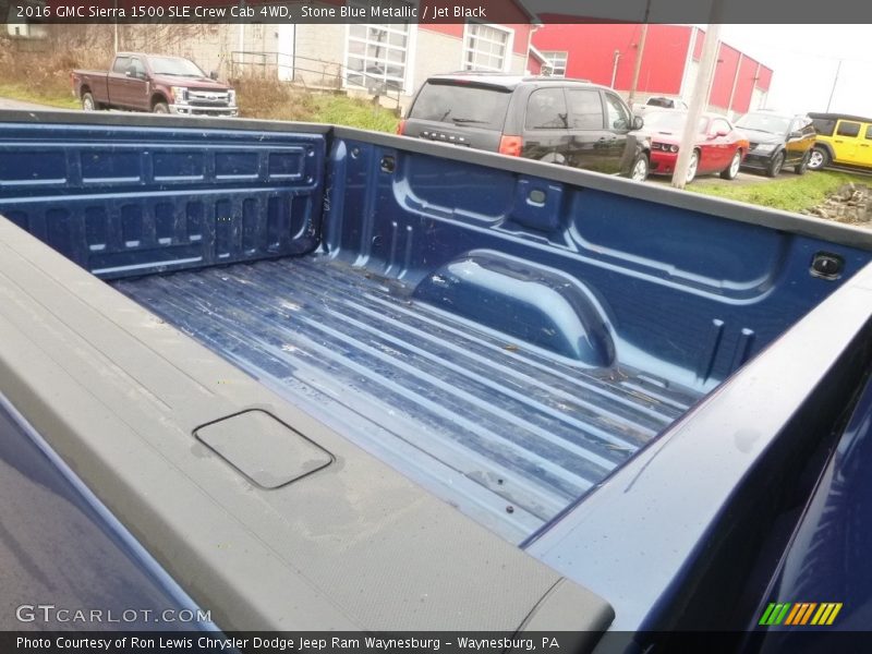 Stone Blue Metallic / Jet Black 2016 GMC Sierra 1500 SLE Crew Cab 4WD