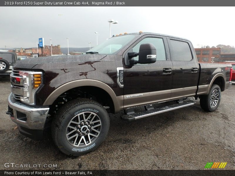 Magma Red / Black 2019 Ford F250 Super Duty Lariat Crew Cab 4x4