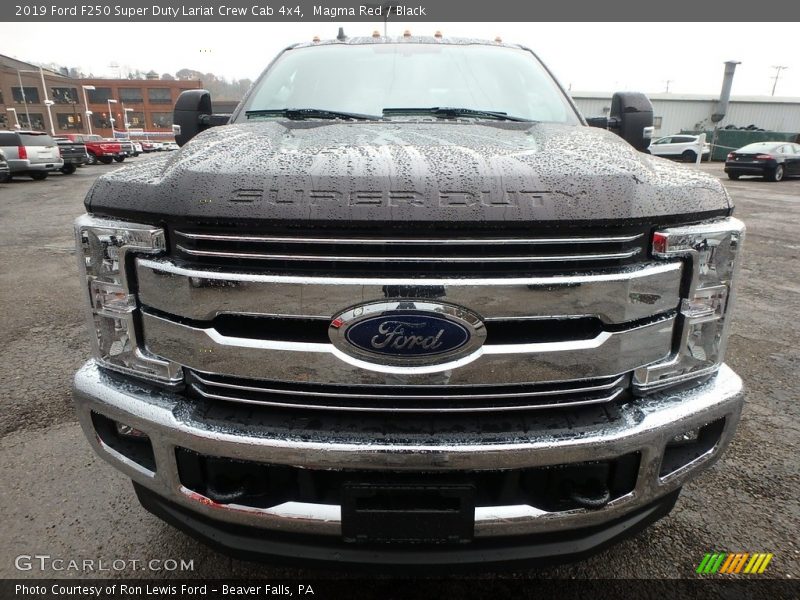 Magma Red / Black 2019 Ford F250 Super Duty Lariat Crew Cab 4x4