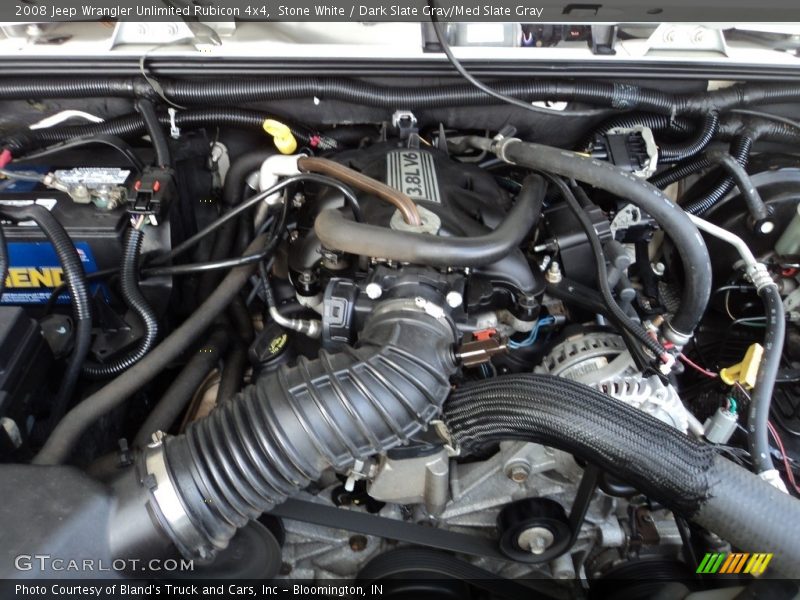 Stone White / Dark Slate Gray/Med Slate Gray 2008 Jeep Wrangler Unlimited Rubicon 4x4