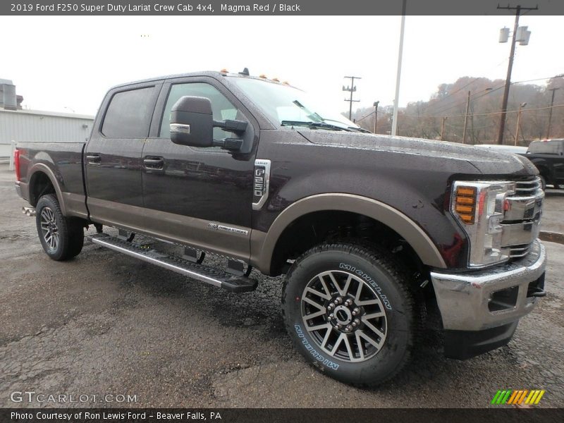 Magma Red / Black 2019 Ford F250 Super Duty Lariat Crew Cab 4x4