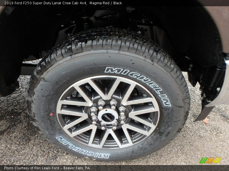 Magma Red / Black 2019 Ford F250 Super Duty Lariat Crew Cab 4x4