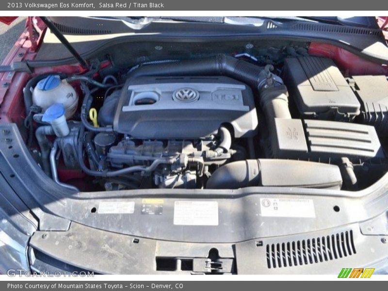Salsa Red / Titan Black 2013 Volkswagen Eos Komfort