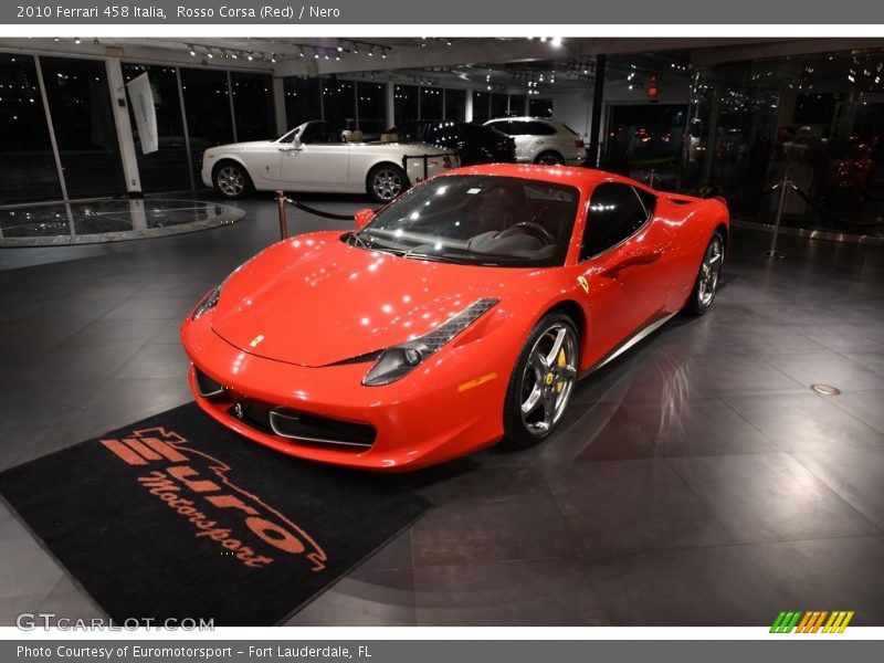 Rosso Corsa (Red) / Nero 2010 Ferrari 458 Italia