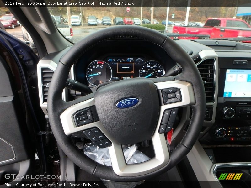 2019 F250 Super Duty Lariat Crew Cab 4x4 Steering Wheel