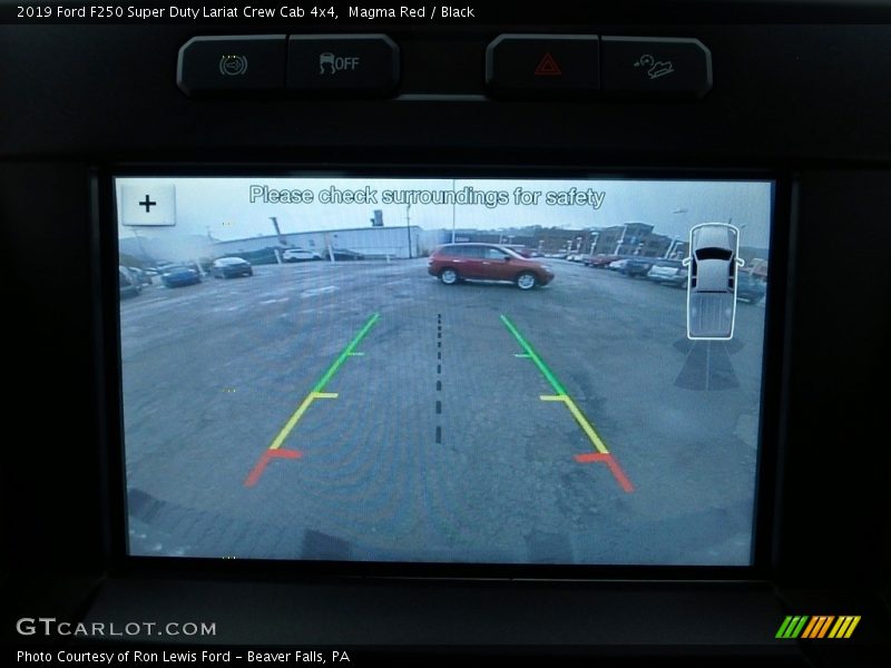 Magma Red / Black 2019 Ford F250 Super Duty Lariat Crew Cab 4x4