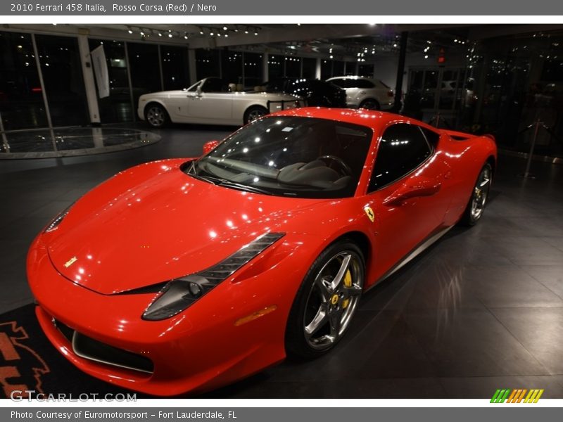 Rosso Corsa (Red) / Nero 2010 Ferrari 458 Italia