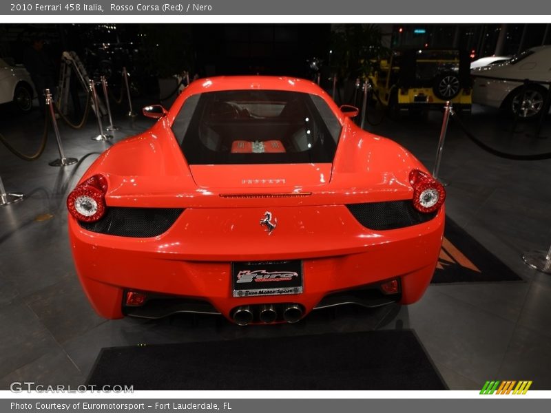 Rosso Corsa (Red) / Nero 2010 Ferrari 458 Italia