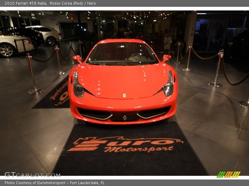 Rosso Corsa (Red) / Nero 2010 Ferrari 458 Italia