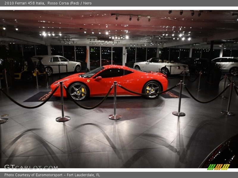 Rosso Corsa (Red) / Nero 2010 Ferrari 458 Italia